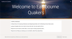 Desktop Screenshot of eastbournequakers.com