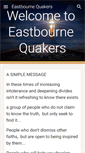 Mobile Screenshot of eastbournequakers.com
